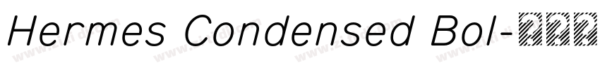 Hermes Condensed Bol字体转换